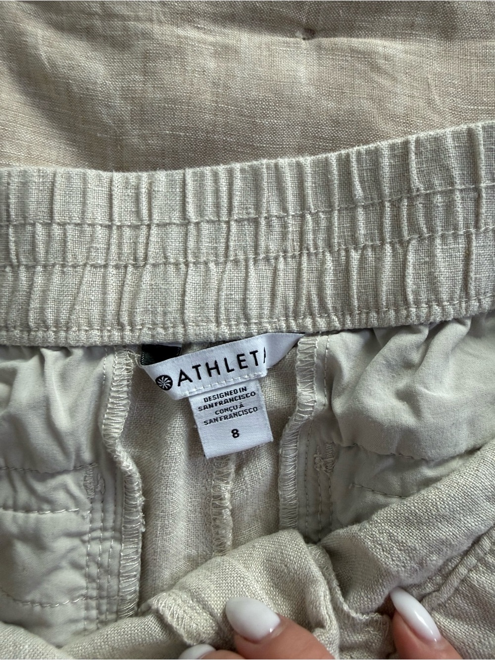 Athleta Voyager Linen Pant Size 8 - Picture 8 of 13